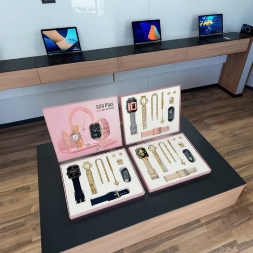 A58 Plus Ladies Smartwatch – Combo Set 8in1