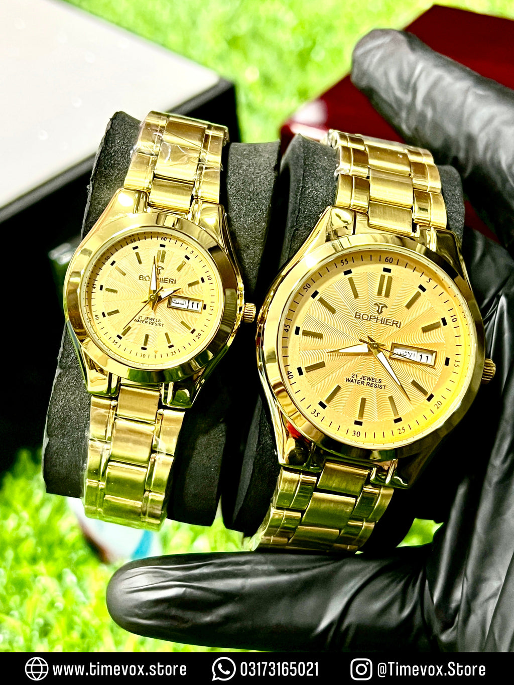 BOPHEIRI COUPLE PAIR WATCHES