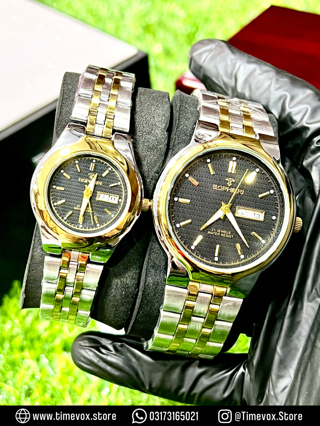 BOPHEIRI COUPLE PAIR WATCHES