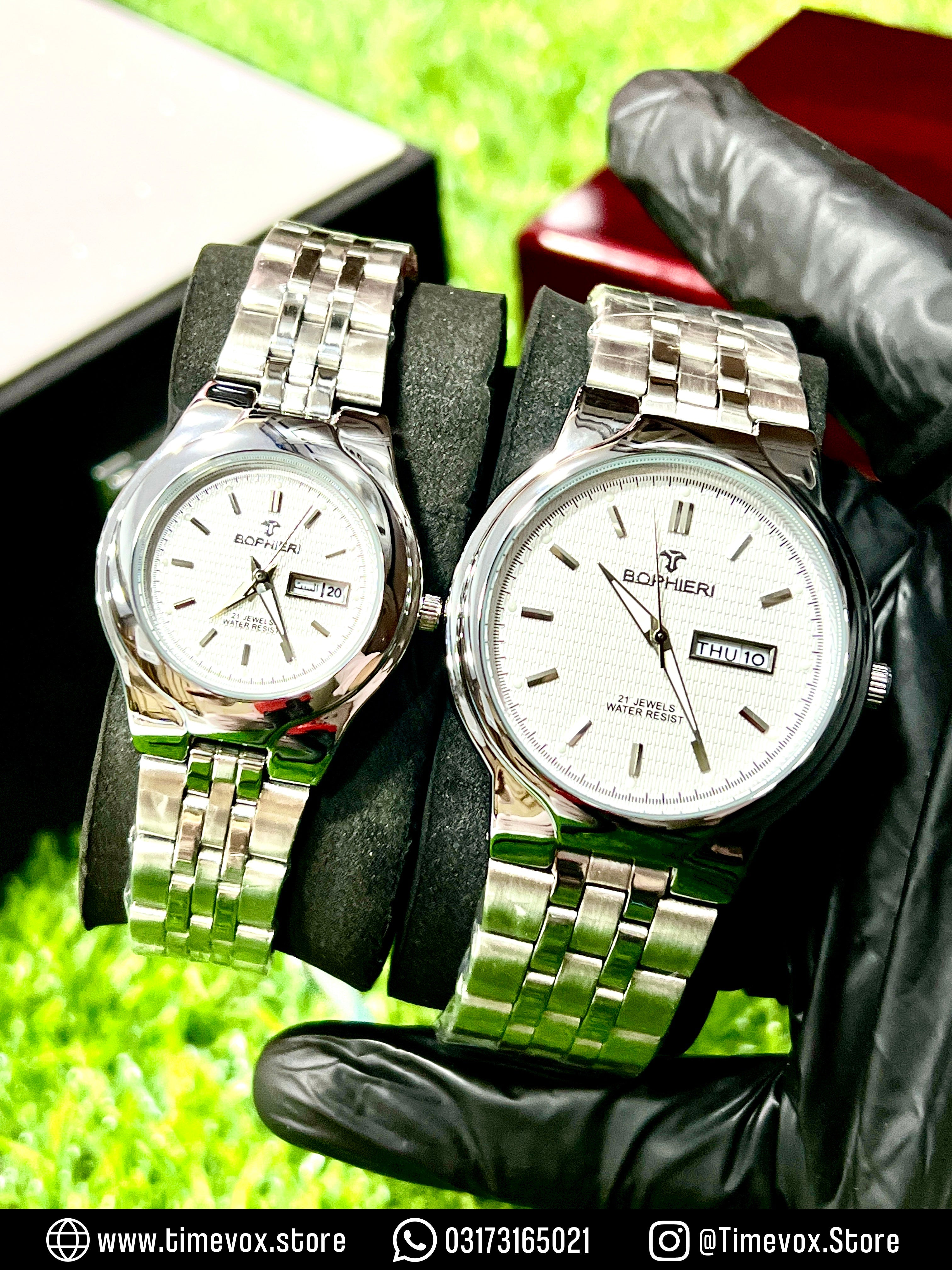 BOPHEIRI COUPLE PAIR WATCHES